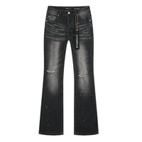 Purple Flared Jeans