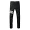 Amr Ripped White Logo Jeans