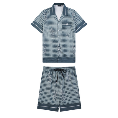 Amr Staggard Silk Short Set