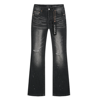 Purple Flared Jeans