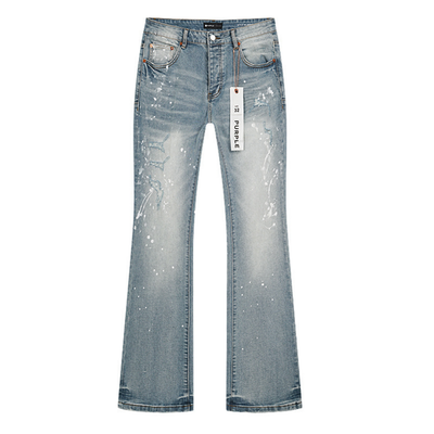 Purple Flared Jeans