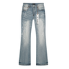 Purple Flared Jeans