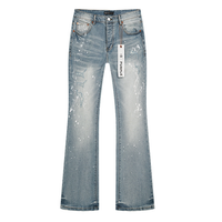 Purple Flared Jeans