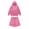 Denim Trs Pink Set