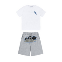 London Shooters White Short Set