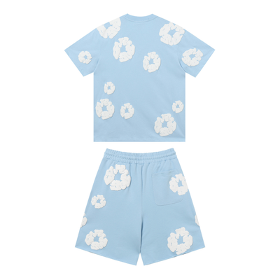 Denim Trs Sky Blue Short set