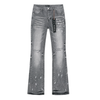 Purple Flared Jeans