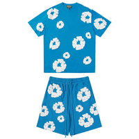 Denim Trs Blue Short set