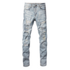 Amr Light Blue Patch Jeans