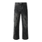 Purple Flared Black Jeans