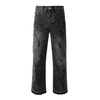 Purple Flared Black Jeans