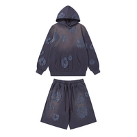 Denim Trs Purple Set