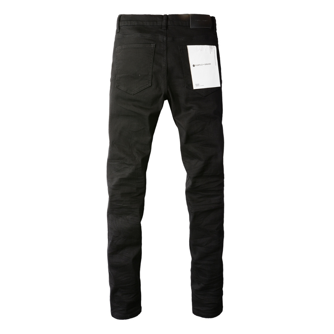 Purple Full Black Jeans