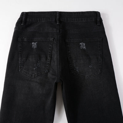 Amr Zebra Bandana Black Jeans