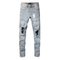Purple Triple Ripped Jeans