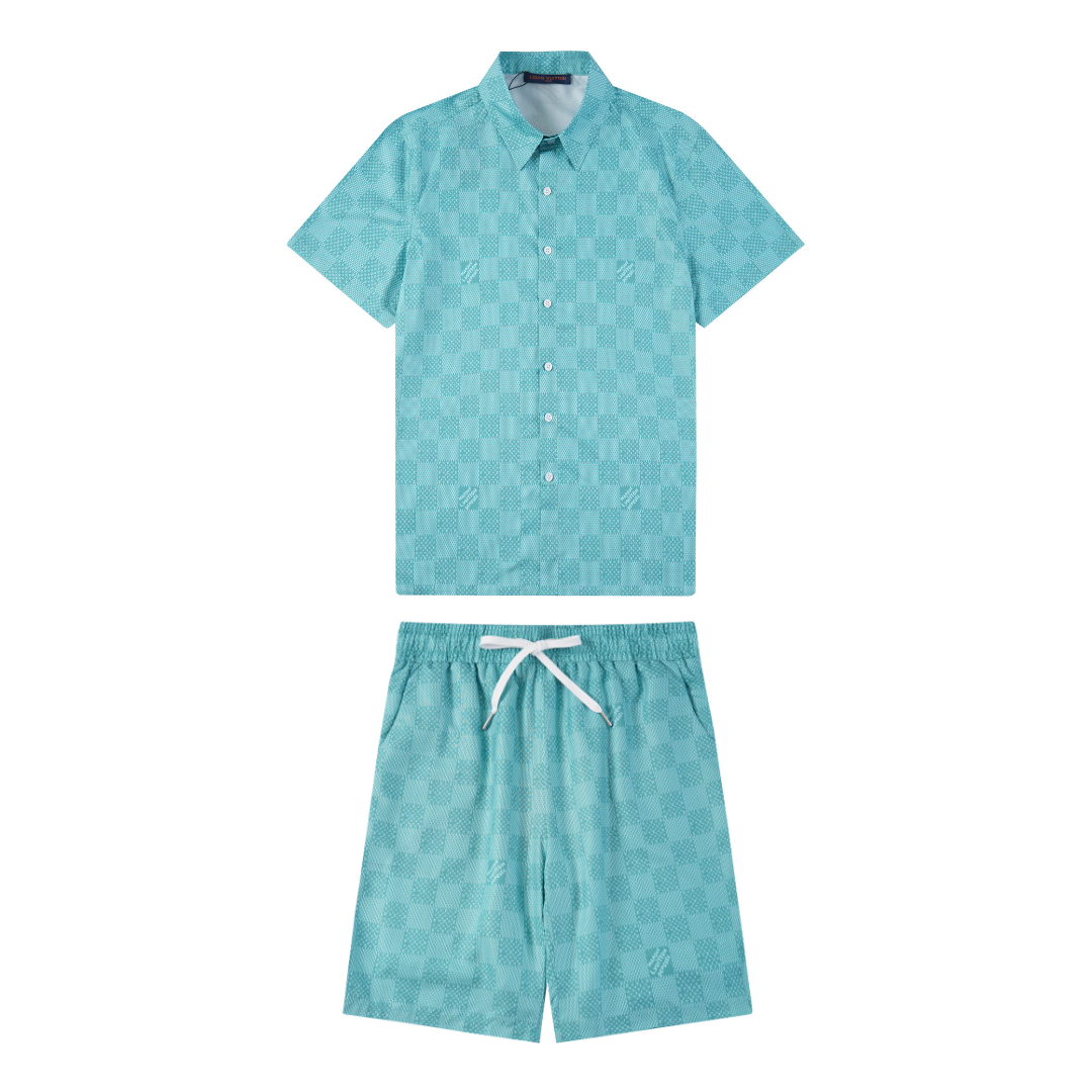 Monogram Short Set