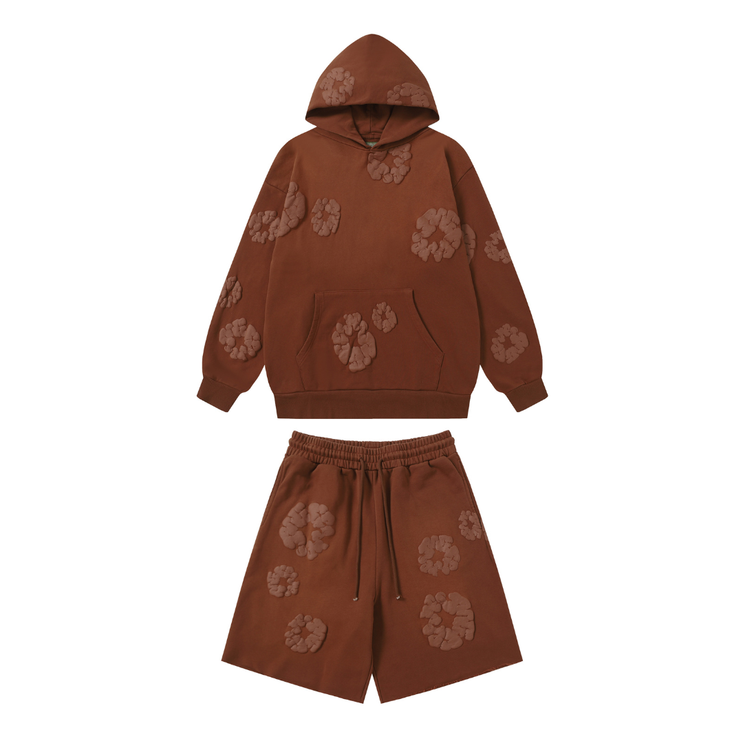 Denim Trs Brown Set