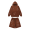 Denim Trs Brown Set
