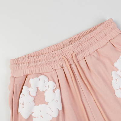 Denim Trs Pink Short set