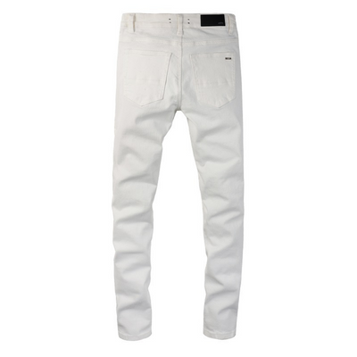 Amr White Ripped Jeans