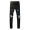 Amr Black Patch Logo Jeans