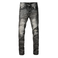 Purple Grey Jeans
