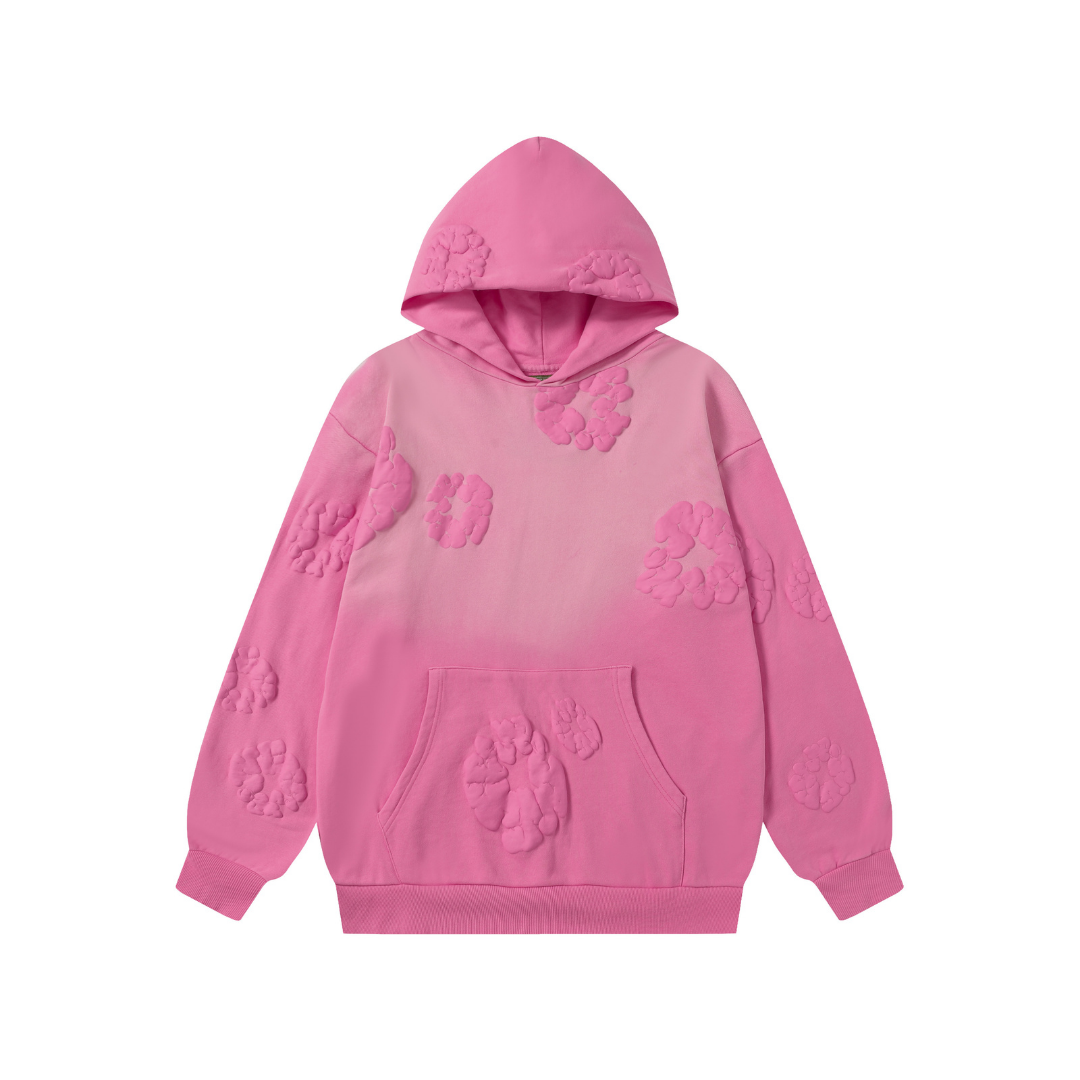 Denim Trs Pink Set