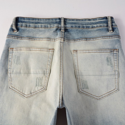 Amr Gradient Camo Patch Jeans