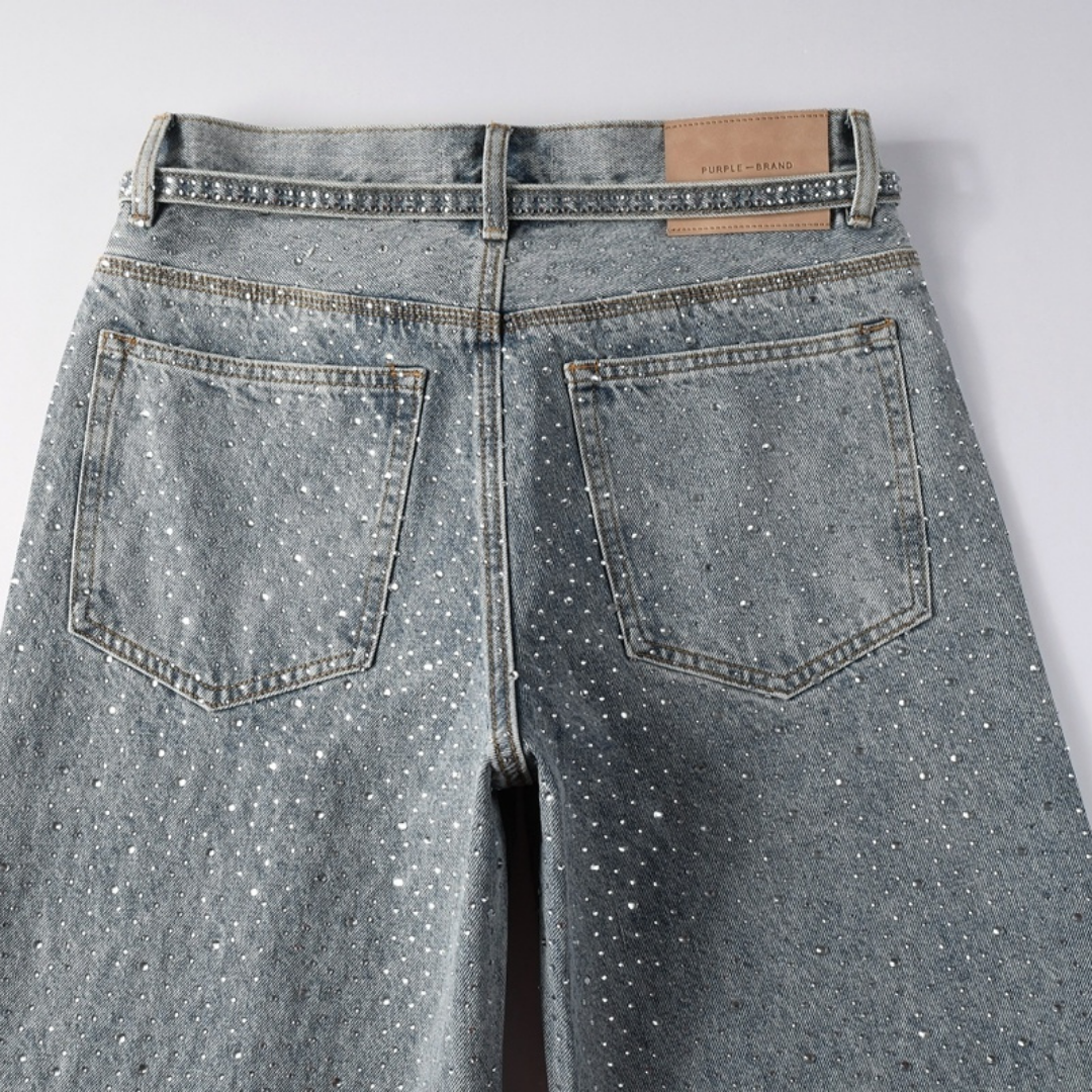 Purple Diamonds Blue Jeans