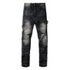 Amr Black Distressed Jeans