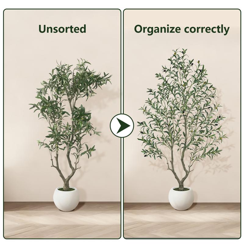 Grischmart™ Artificial Olive Tree for Home Decor | Premium Lifelike Plant