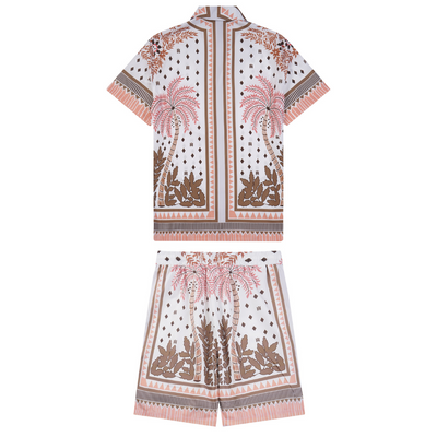 Amr Monogram Short Set