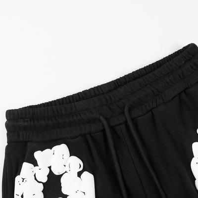 Denim Trs Black Short set