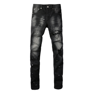 Purple Bandana Black Jeans