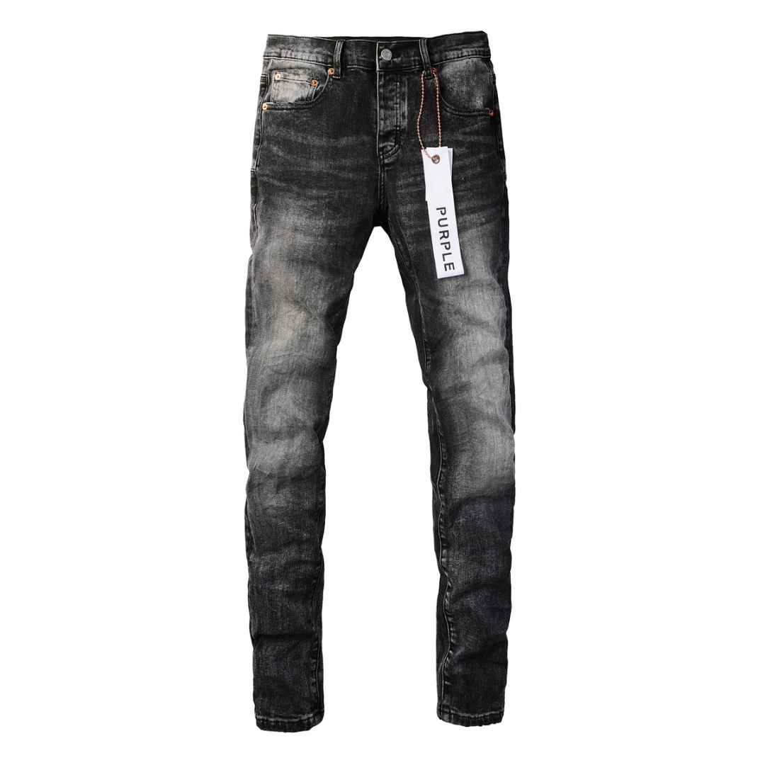 Purple Gradient Black Jeans