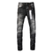 Purple Gradient Black Jeans