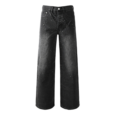 Purple Black Diamonds Jeans