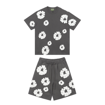 Denim Trs Carbon Short set
