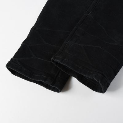 Amr Blue Ripped Patch Jeans