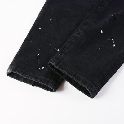 Purple Bandana Black Jeans