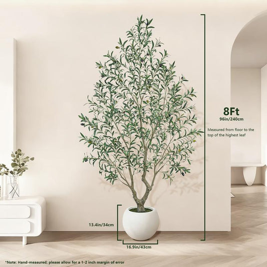 Grischmart™ Artificial Olive Tree for Home Decor | Premium Lifelike Plant