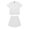 Denim Trs Triple White Short set