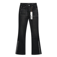 Purple Flared Jeans