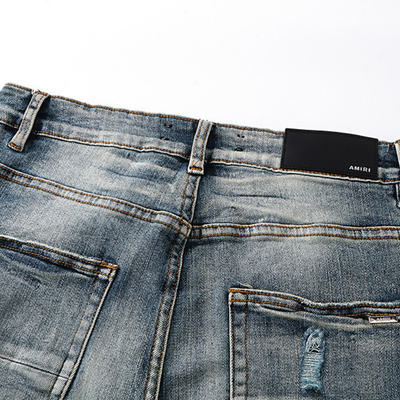 Amr Black Staggered Jeans