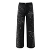 Purple Black Diamonds Jeans