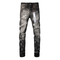 Purple Paint Ripped Jeans