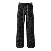 Purple Black Diamonds Jeans