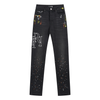 Amr Staggered Logo Jeans