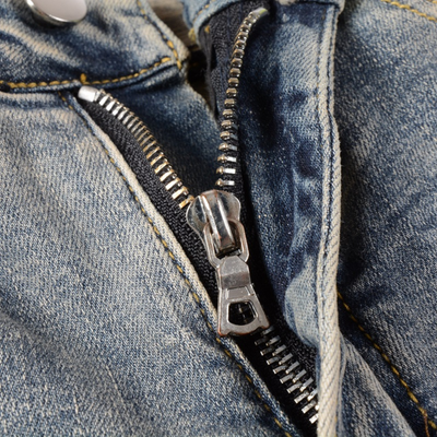 Amr Black Bones Blue Jeans