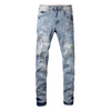 Amr Paint Splatter Blue Jeans